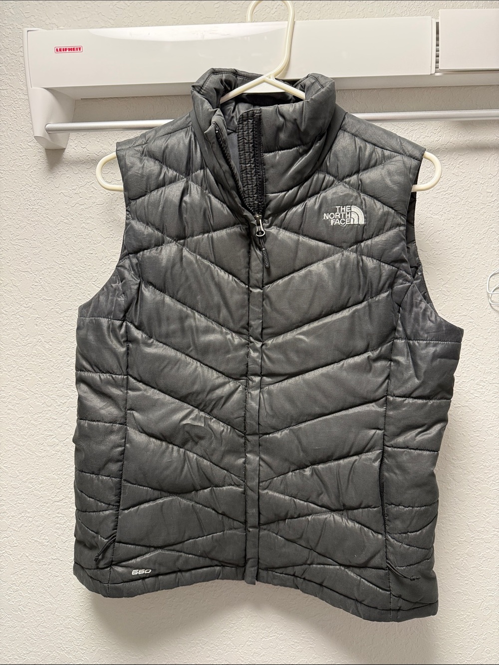 The North Face Women's Charcoal Quilted Insulated Vest